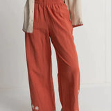 Floral wide leg pant