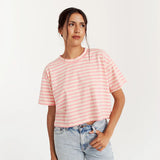 Poppy Tee - Pink Stripe