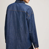 Whitney Blouse - Dark Wash