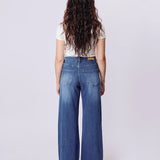 Lily Wide Leg Jeans - Aurore