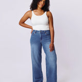 Lily Wide Leg Jeans - Aurore