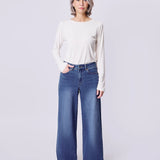 Lily Wide Leg Jeans - Aurore