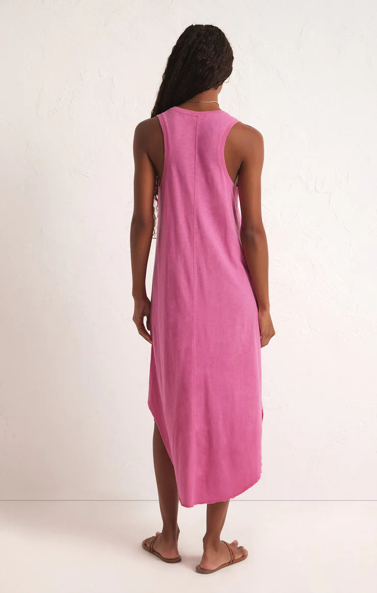 Reverie Slub Dress - Pink