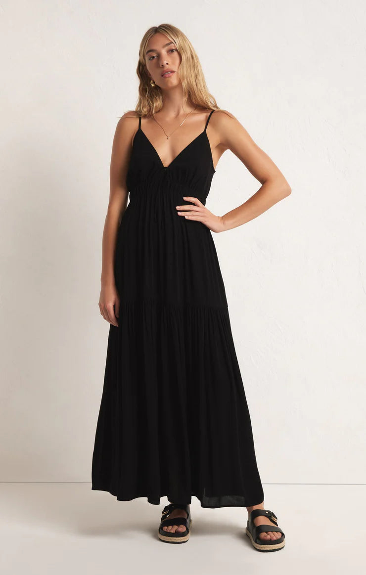 Lisbon Maxi Dress - Black