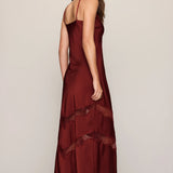 Bruna Lace Inset Midi Dress