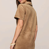Leone Suede Mini Dress