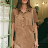 Leone Suede Mini Dress