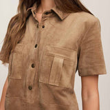 Leone Suede Mini Dress