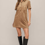 Leone Suede Mini Dress