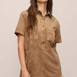 Leone Suede Mini Dress