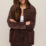 Decker Suede Chore Coat