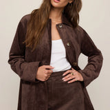 Decker Suede Chore Coat
