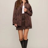 Decker Suede Chore Coat