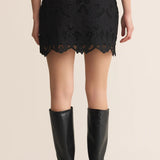 Siren Embroidered Mini Skirt