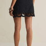Charlene Embroidery Mini Skirt
