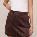 Perri Suede Mini Skirt
