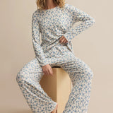 Dawn Ditsy Pant - Crystal