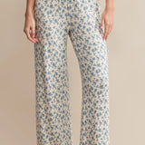 Dawn Ditsy Pant - Crystal