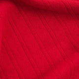 Luxe Pointelle Pant - Red