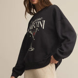 Oversized Martini Sweatshirt