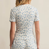 Faye Ditsy Top - Crystal