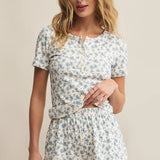 Faye Ditsy Top - Crystal