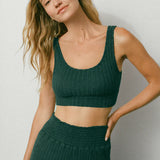 Zoe Rib Tank - Mistletoe