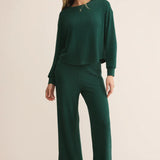 Elfie Rib Top - Mistletoe