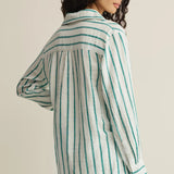 Saturdays Stripe Shirt - Rainforest