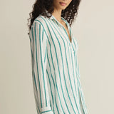 Saturdays Stripe Shirt - Rainforest