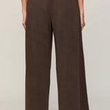 Scout Jersey Crop Flare Pant - Dark Chocolate