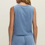 Sloane V-Neck Denim Tank