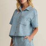 Everyday Denim Button Up