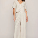 Oceanside Embroidered Top