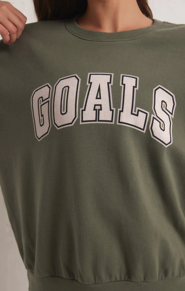 Oversized Goals Sweatshirt