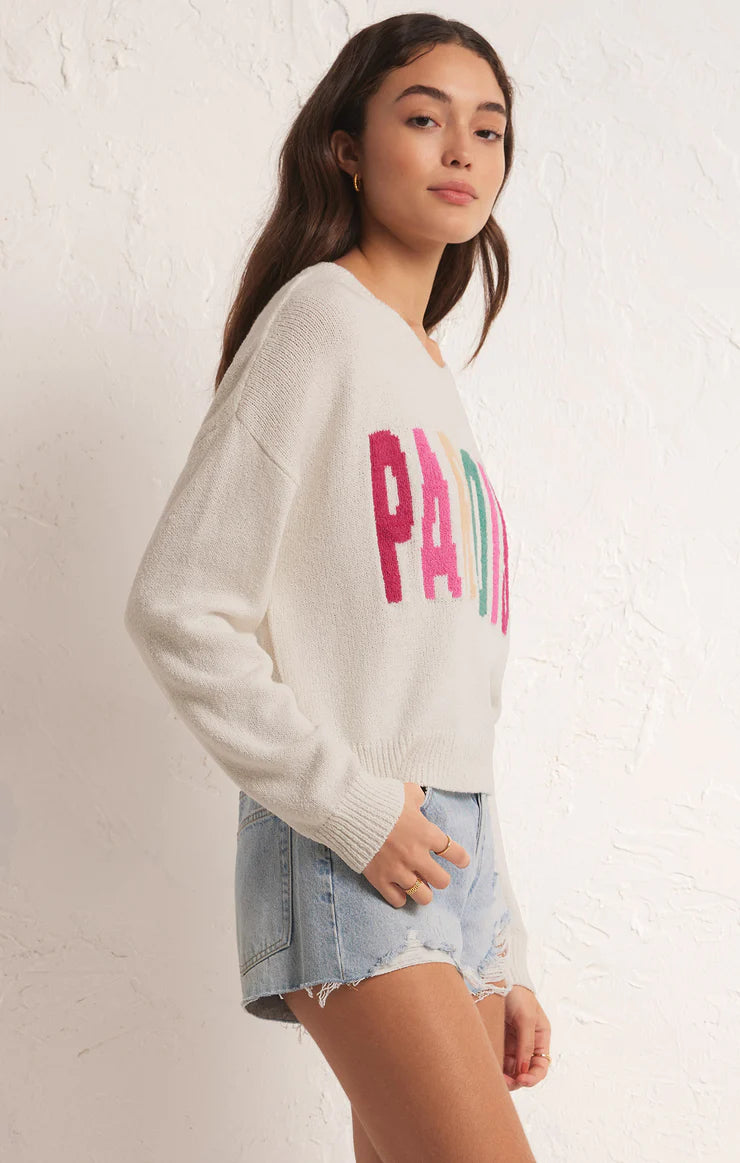 Paradise Sweater - White