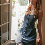 Button Front Maxi Dress