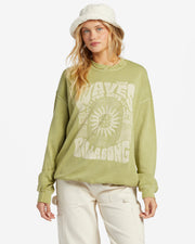 Ride In Crewneck - Palm Green