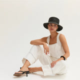 Devin Contrast Stitch Top