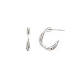 Boucle d'oreilles Biarritz - Argent