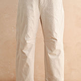 Corduroy Barrel Pant - Beige