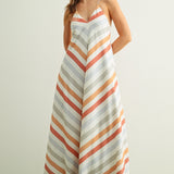 Multi Color Stripe Dress