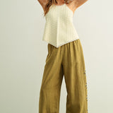Crochet Knit Halter Top