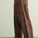 Embroidered Side Pant