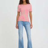 Cella Short Sleeve Top - Teaberry