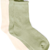 Rosella Sock 2-Pack - White Desert Sage