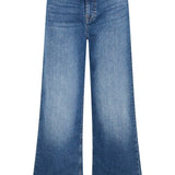 Twiggy Cropped High Waist - Medium Blue