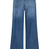 Twiggy Cropped High Waist - Medium Blue