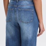 Twiggy Cropped High Waist - Medium Blue