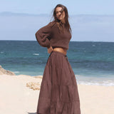 Classic Knit Jumper - Chocolate